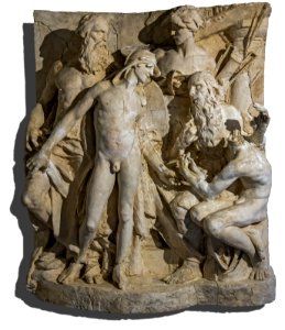 Musée Ingres-Bourdelle - Télémaque reçu à Pilos par Nestor, 1883 - Plâtre - Antoine Bourdelle Joconde06070001100