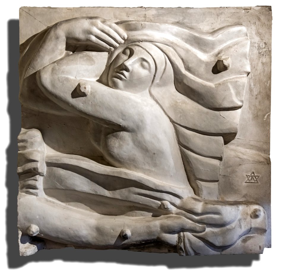 Musée Ingres-Bourdelle - Une Muse, dite Muse échevelée, 1912 - Platre - Bourdelle - Joconde06070001201