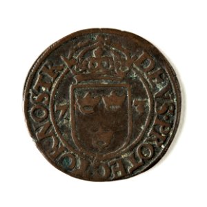 Mynt av silver. 2 öre. 1573 - Skoklosters slott - 109001