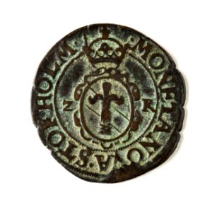 Mynt av silver. 2 öre. 1573 - Skoklosters slott - 109025
