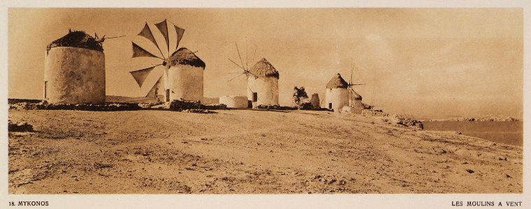 Myconos – Les moulins à vent - Baud-bovy Daniel Boissonnas Frédéric - 1919