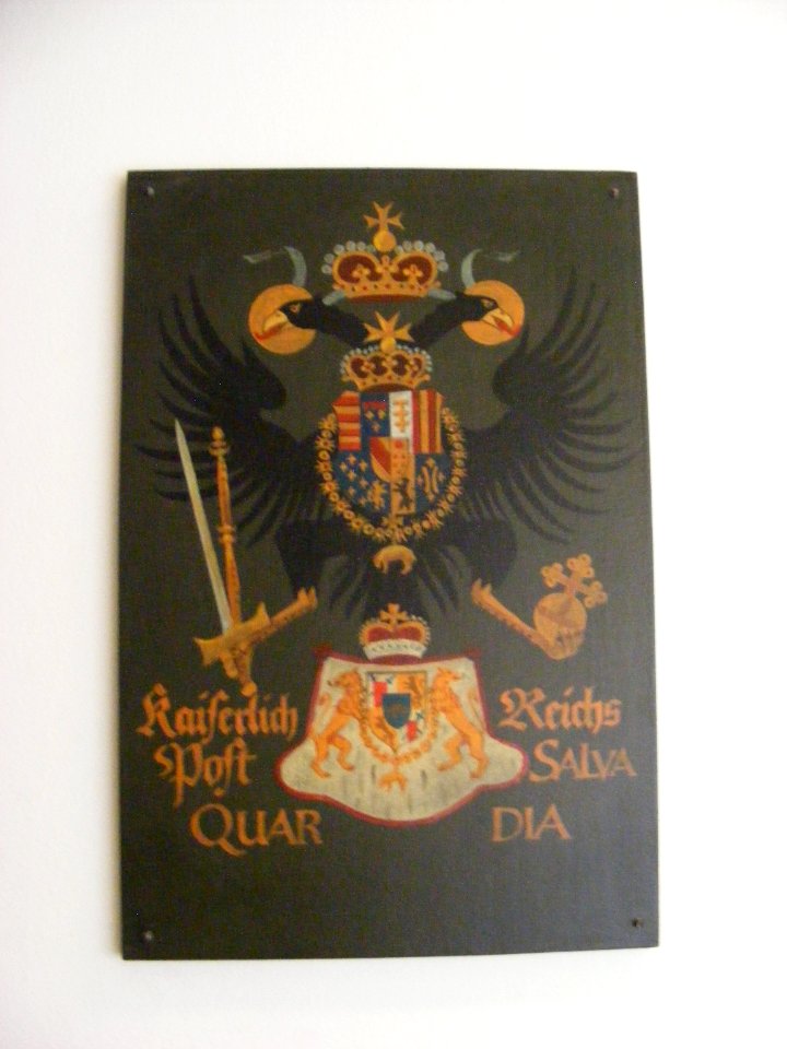 Museum für Kommunikation Nürnberg - Kaiserliche Reichspost Salva Quardia (Schild)
