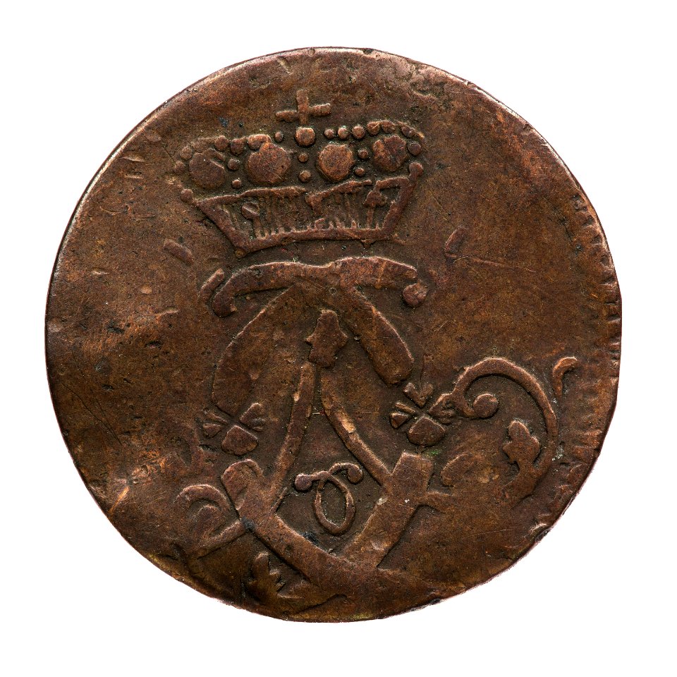 Mynt av koppar, 1760 - Skoklosters slott - 108167