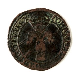 Mynt av silver. 1 mark. 1591 - Skoklosters slott - 109089