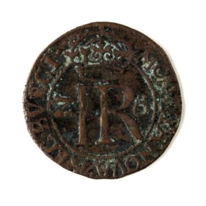 Mynt av silver. 2 öre. 1591 - Skoklosters slott - 109092