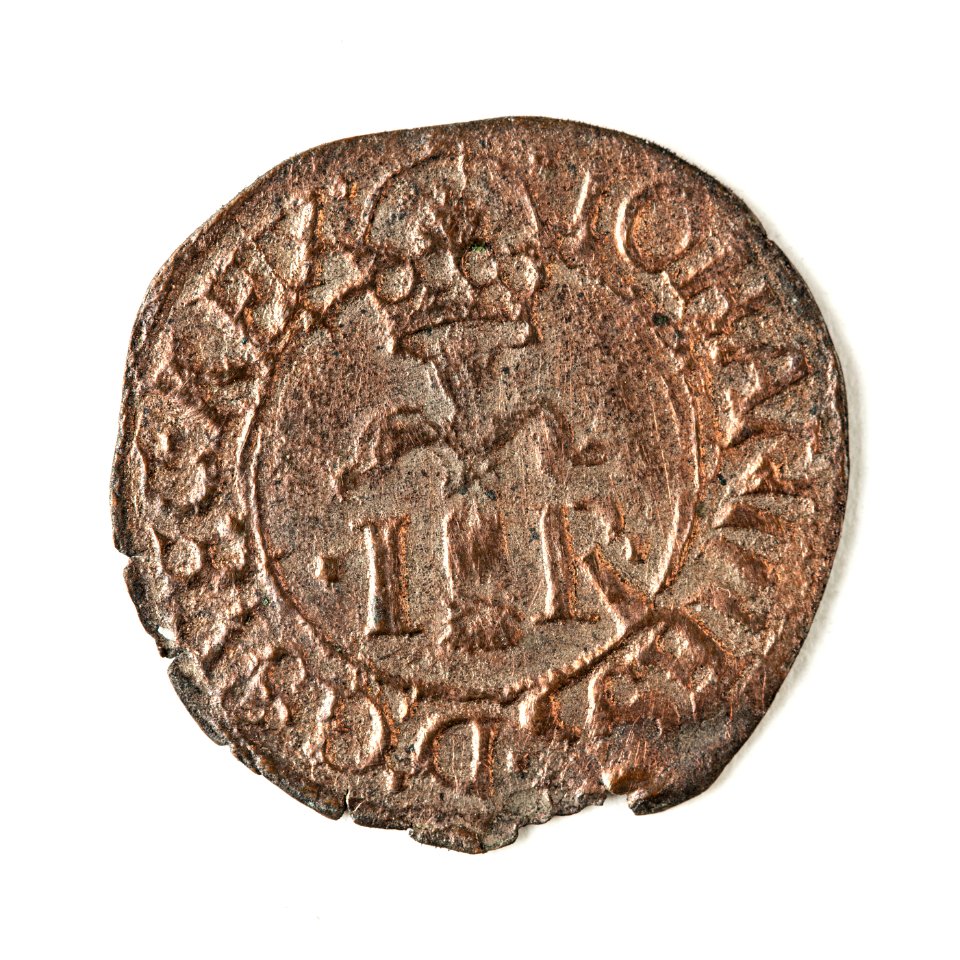 Mynt av silver. 1 öre. 1592 - Skoklosters slott - 109075
