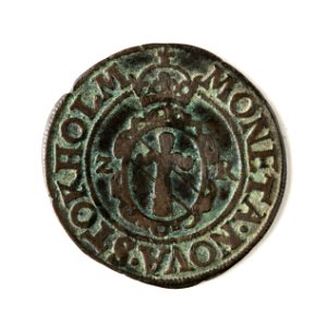 Mynt av silver. 2 öre. 1573 - Skoklosters slott - 109003