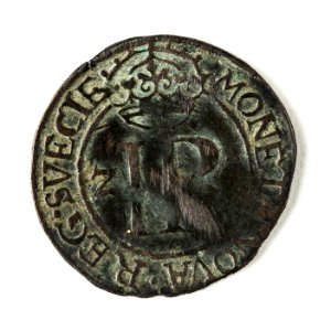 Mynt av silver. 2 öre. 1591 - Skoklosters slott - 109108