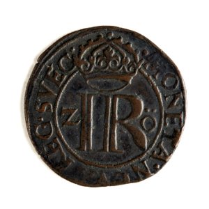 Mynt av silver. 2 öre. 1591 - Skoklosters slott - 109112