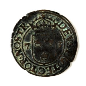 Mynt av silver. 2 öre. 1573 - Skoklosters slott - 109035