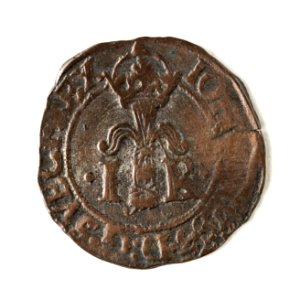 Mynt av silver. Ett halvt öre. 1587 - Skoklosters slott - 109071