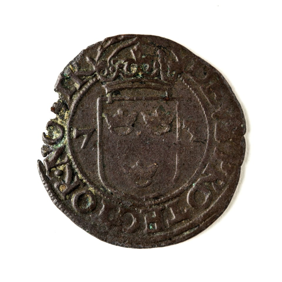 Mynt av silver. 2 öre. 1573 - Skoklosters slott - 109043