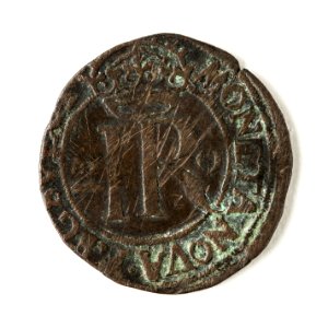 Mynt av silver. 2 öre. 1591 - Skoklosters slott - 109094