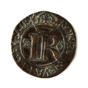 Mynt av silver. 2 öre. 1591 - Skoklosters slott - 109106