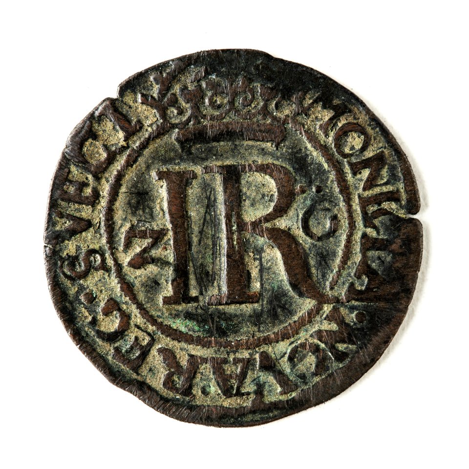 Mynt av silver. 2 öre. 1592 - Skoklosters slott - 109076