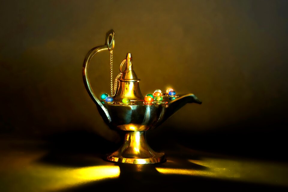 Light lamp magic lamp