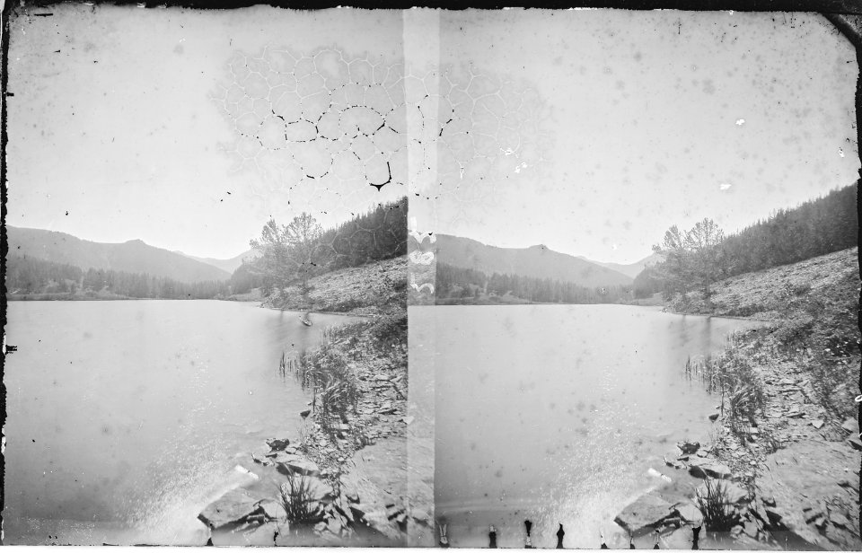 Mystic Lake, twelve miles south of Fort Ellis. Gallatin County, Montana. - NARA - 517470
