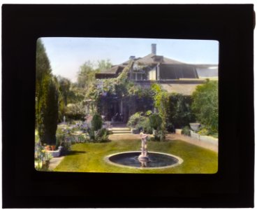 Myron Hunt house, 200 North Grand Avenue, Pasadena, California. View to house LCCN2007685016