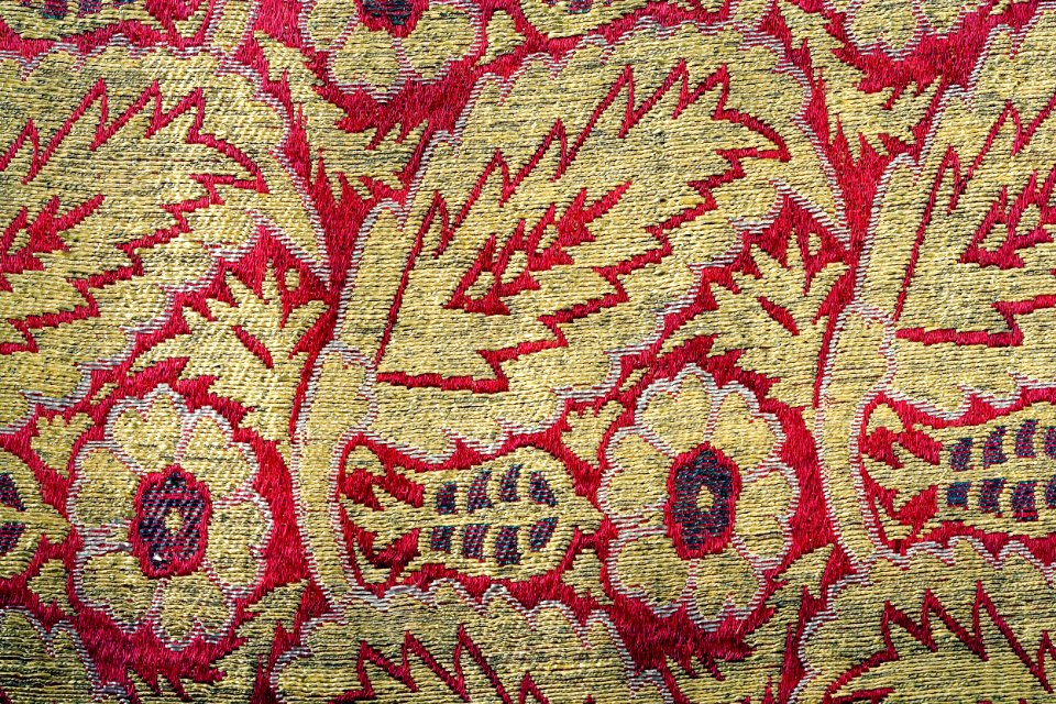 Mässkåpa, rysk, detalj - Livrustkammaren - 25085