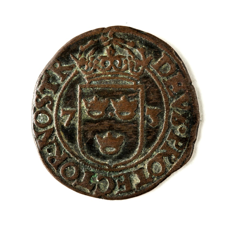 Mynt av silver. 2 öre. 1573 - Skoklosters slott - 109020