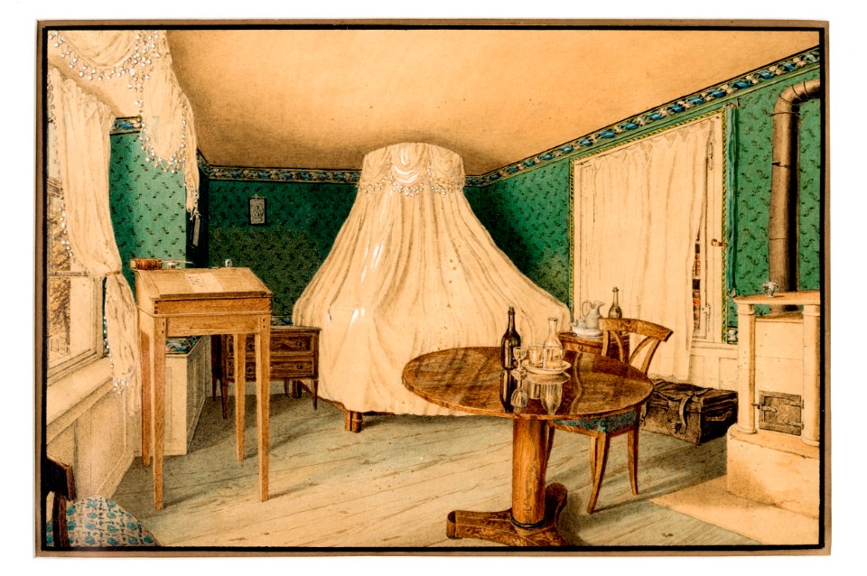 Målning, Gustav IV Adolfs rum - Livrustkammaren - 16766