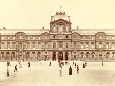 Musée du Louvre, Paris, ca. 1890 photo