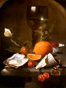Målning. Måltidsstycke. Martinus Nellius - Hallwylska museet - 86738