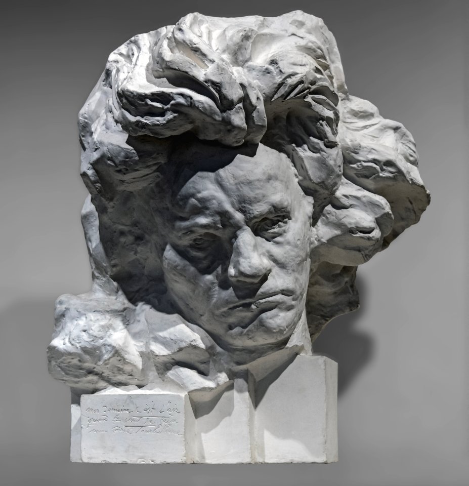 Musée Ingres-Bourdelle - Beethoven aux grands cheveux 1891 - Platre - Antoine Bourdelle