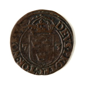 Mynt av silver. 2 öre. 1573 - Skoklosters slott - 109056 photo