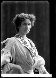 Märtha Lindlöf in Litteratur at Vasateatern 1906 - SMV - GL093