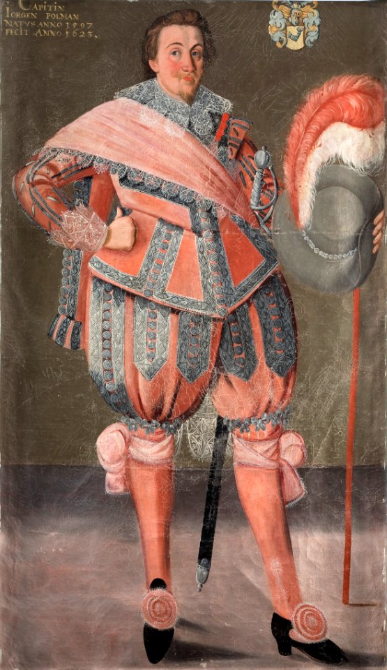 Målning. Porträtt. Officersvän. Jörgen Pålman - Skoklosters slott - 86523
