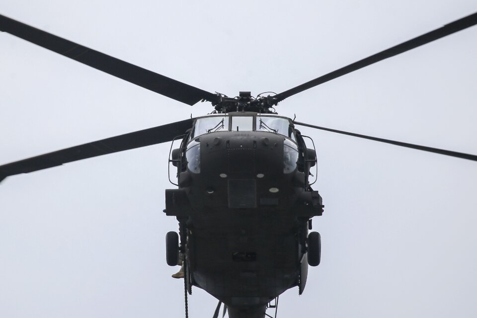 Flying aerial armed forces