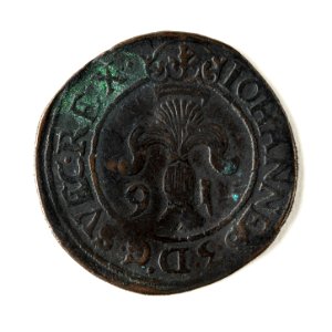 Mynt av silver. 2 öre. 1591 - Skoklosters slott - 109111