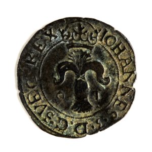 Mynt av silver. 2 öre. 1591 - Skoklosters slott - 109115