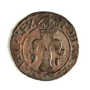 Mynt av silver. 2 öre. 1591 - Skoklosters slott - 109119
