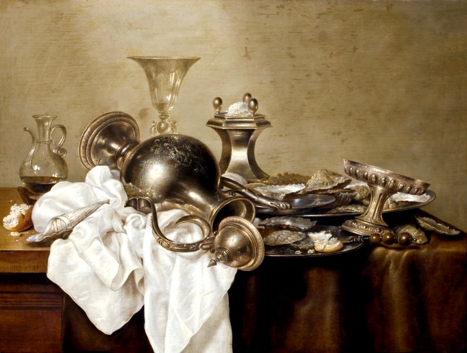Målning. Måltidsstycke. Wilhelm Claesz Heda - Hallwylska museet - 86729