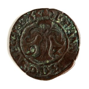Mynt av silver. 2 öre. 1592 - Skoklosters slott - 109081