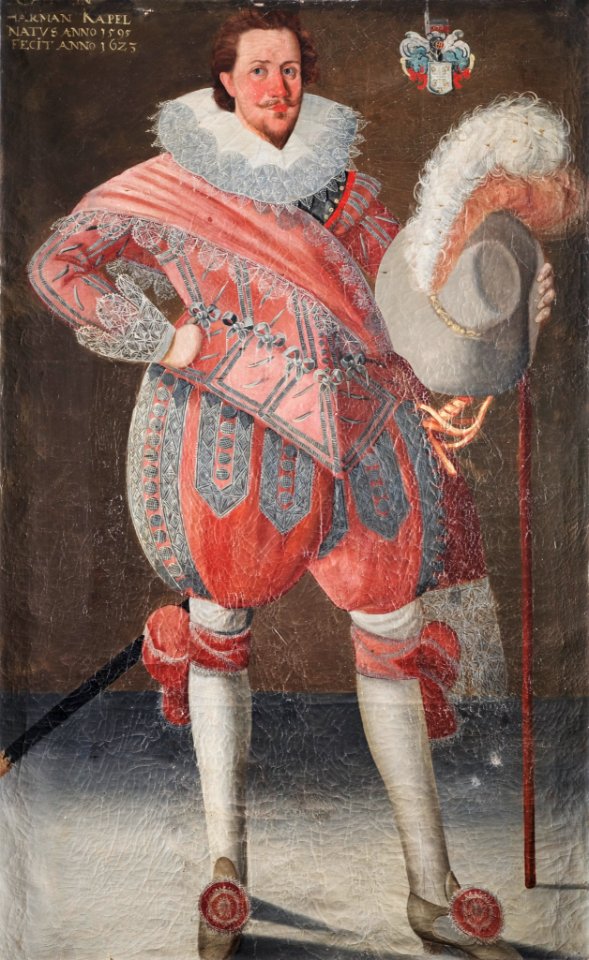 Målning. Porträtt. Officersvän. Herman Cappel - Skoklosters slott - 86526