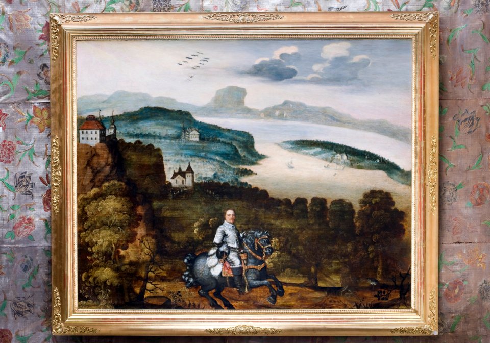 Målning. Porträtt. Per Brahe i sitt grevskap - Skoklosters slott - 87015