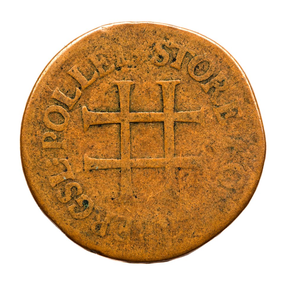 Myntpollett från Stora Kopparbergslagen, 1719. Store Kopparbergsl. pollet - Skoklosters slott - 109379