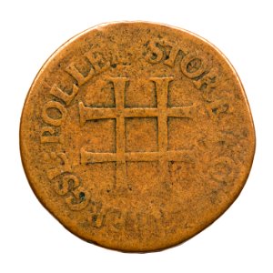 Myntpollett från Stora Kopparbergslagen, 1719. Store Kopparbergsl. pollet - Skoklosters slott - 109379