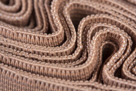 Macro textile wool