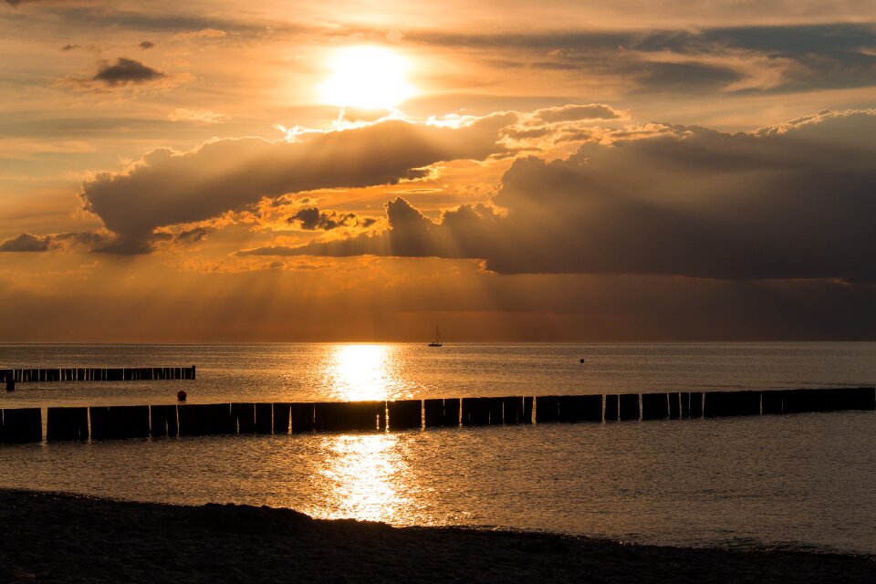 Abendstimmung clouds water