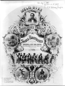 Melodies of Bancker's troop of Sable Brothers LCCN2001701392
