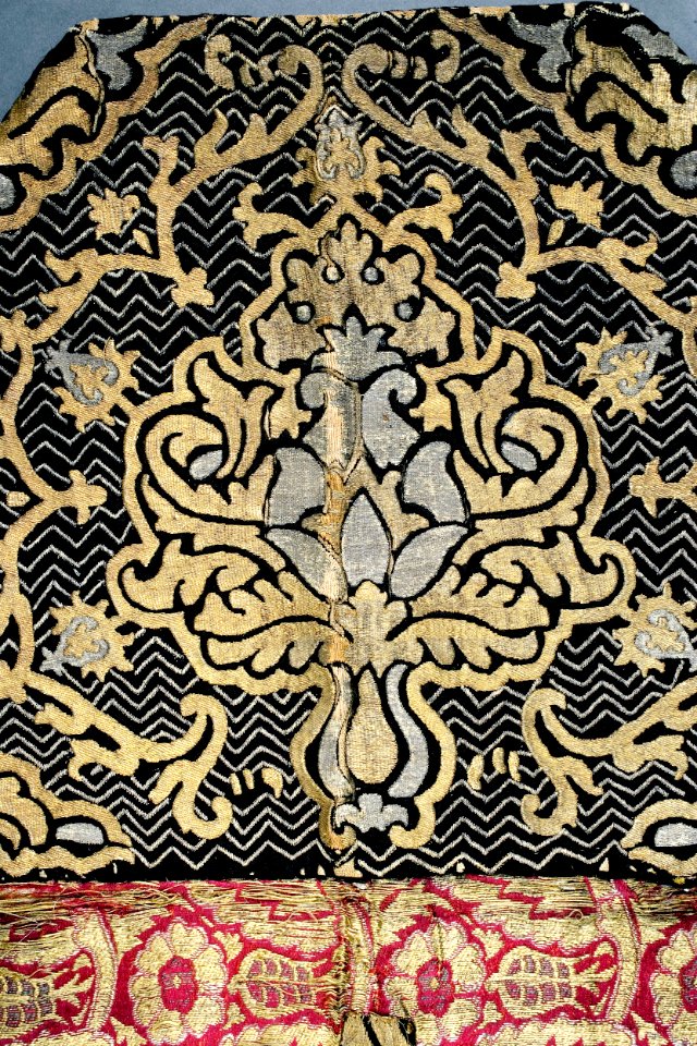 Mässkåpa, rysk, detalj - Livrustkammaren - 16523