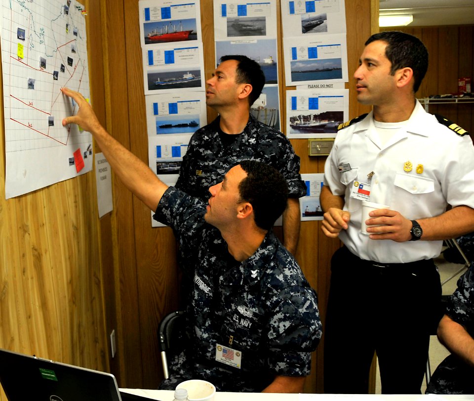 Members of Command Task Force participate in PANAMAX 2014 140811-N-CD297-006