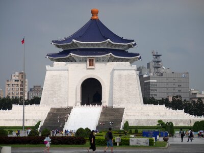 Chiang kai-shek memorial hall square historical photo