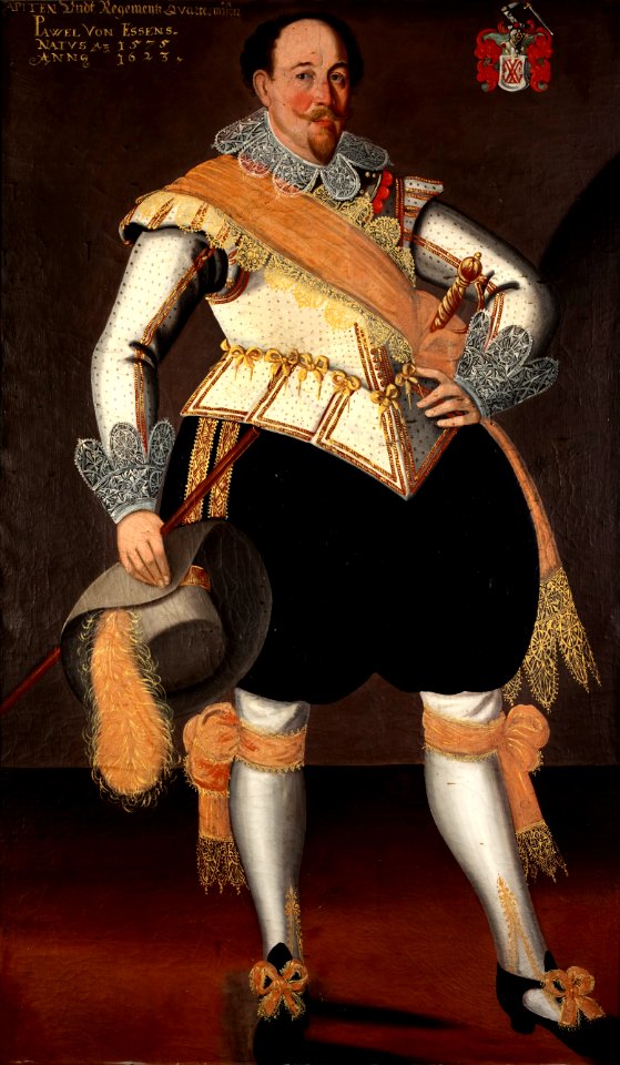 Målning. Porträtt. Officersvän. Pawel von Essens - Skoklosters slott - 87816