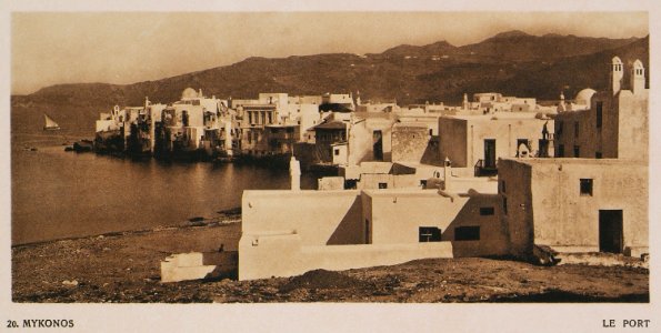 Myconos – Le Port - Baud-bovy Daniel Boissonnas Frédéric - 1919