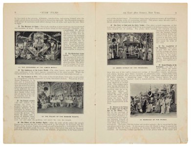 Méliès Palace of the Arabian Nights leaflet